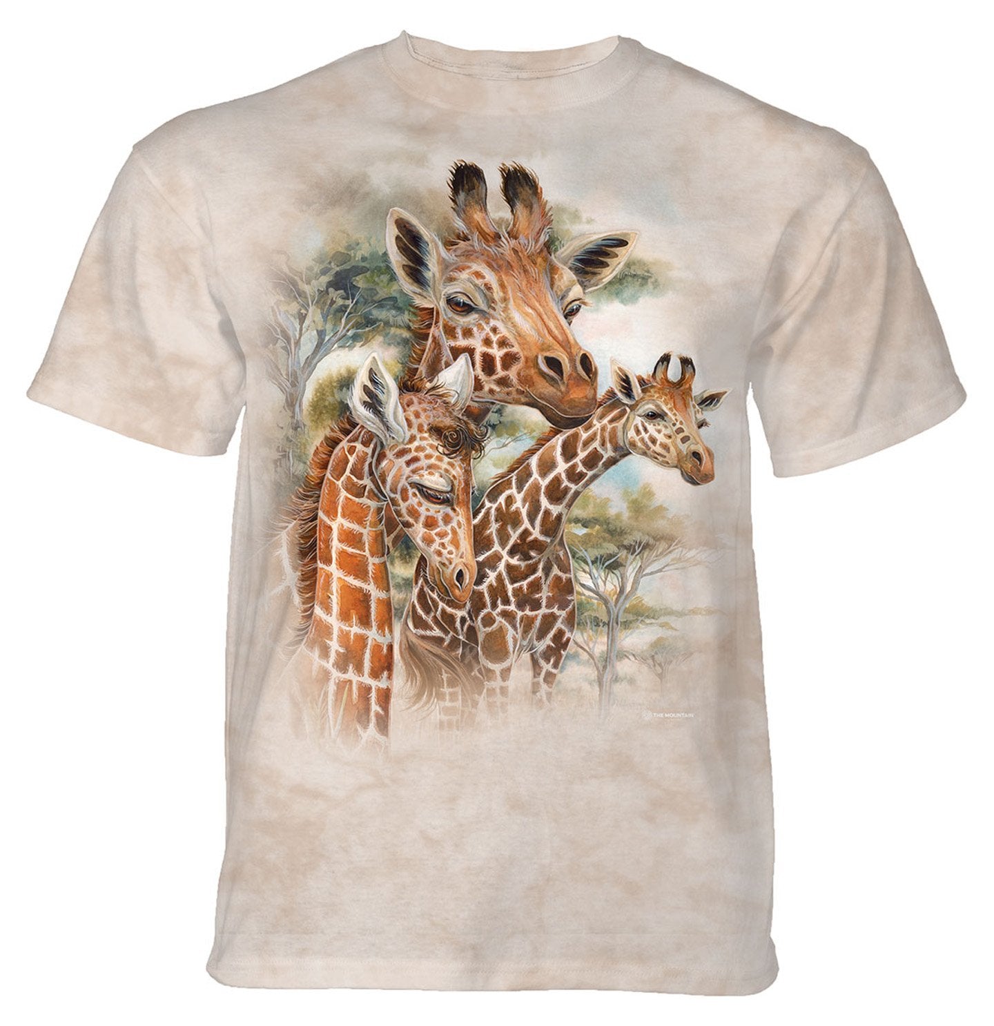 The Mountain - Giraffes - Adult Unisex T-Shirt