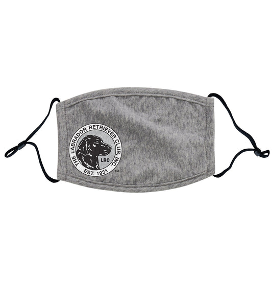 LRC Logo - Full Front Black & White - Adjustable Face Mask