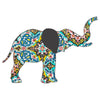 Elephant Mosaic - Women's V-Neck T-Shirt