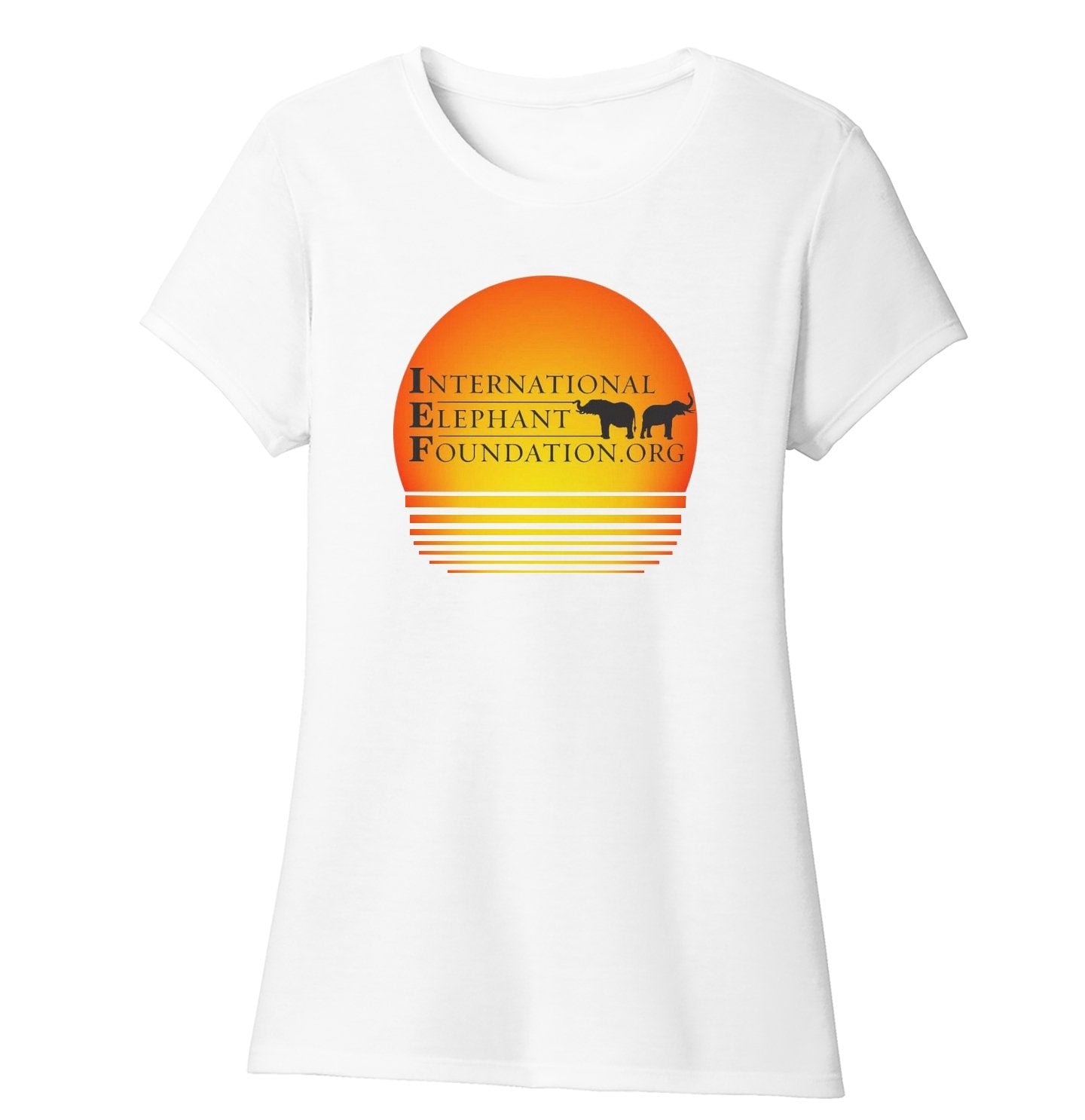 IEF Sunset Logo - Women's Tri-Blend T-Shirt