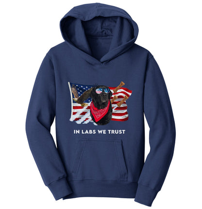 In Lab we Trust Black - Kids' Unisex Hoodie Sweatshirt