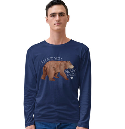 I Love You Beary Much - Adult Unisex Long Sleeve T-Shirt