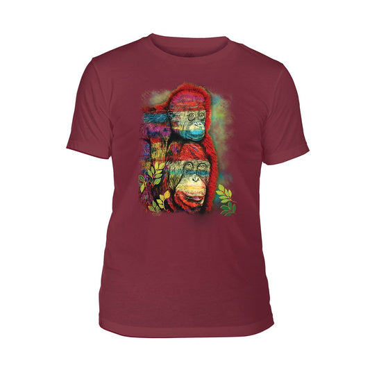 Painted Primates - Men's Tri-Blend T-Shirt