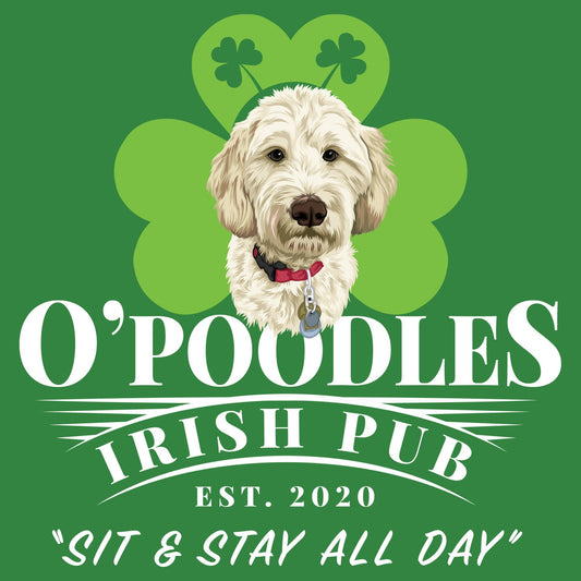 O'Poodles Irish Pub - Women's Fitted T-Shirt