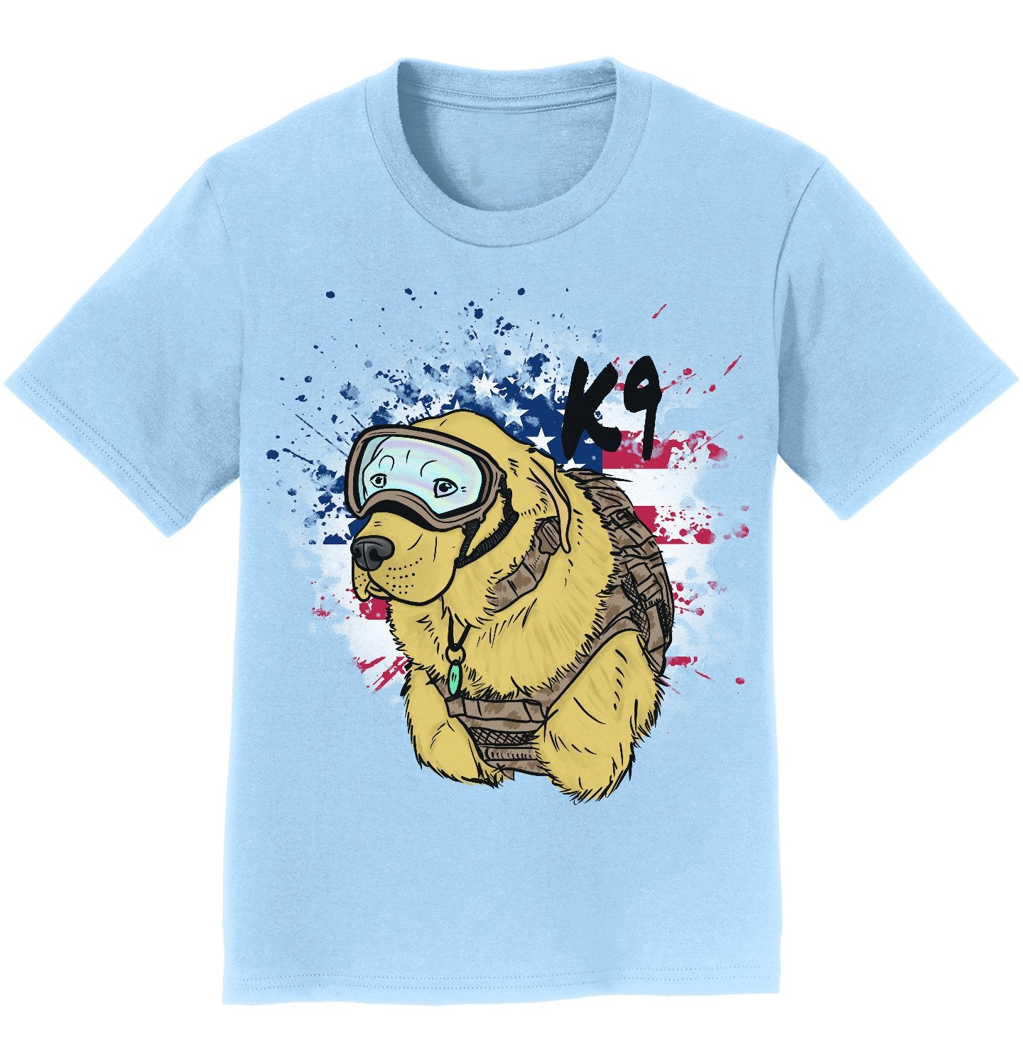 Military K9 Labrador Retriever - Kids' Unisex T-Shirt