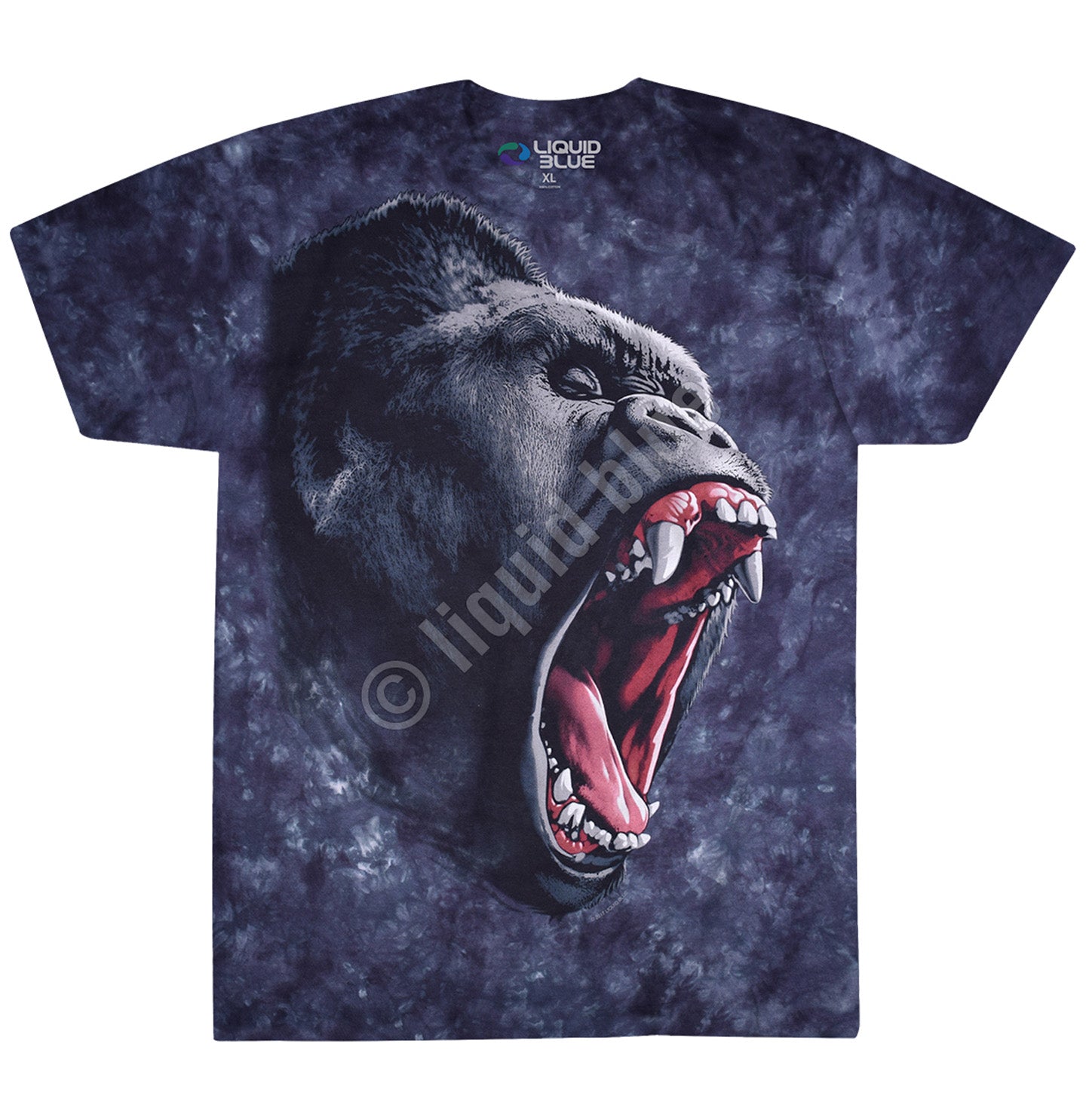 Liquid Blue - Gorilla Power - Adult Unisex T-Shirt