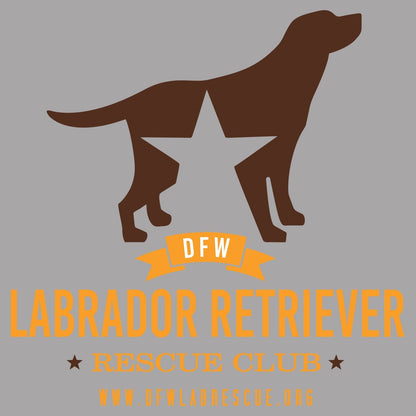 DFW Lab Rescue Logo - Women's V-Neck Long Sleeve T-Shirt