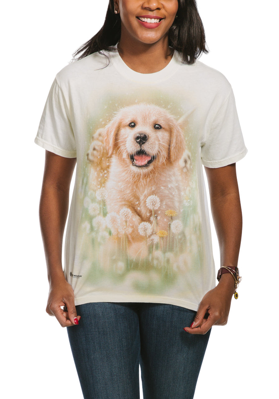 Golden Puppy - Adult Unisex T-Shirt