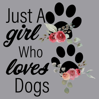 Just A Girl Who Loves Dogs - Adult Unisex T-Shirt