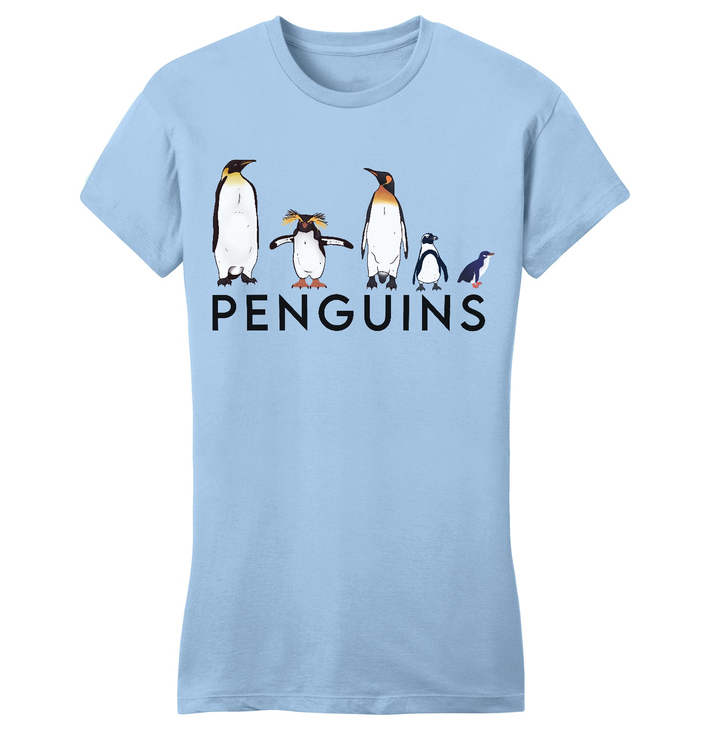 Five Penguins - Women's Fitted T-Shirt