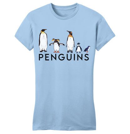 Five Penguins - Women's Fitted T-Shirt