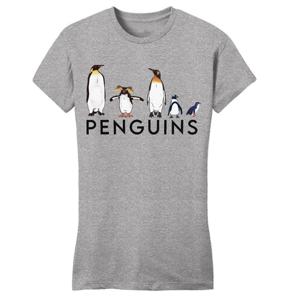 Five Penguins - Women's Fitted T-Shirt