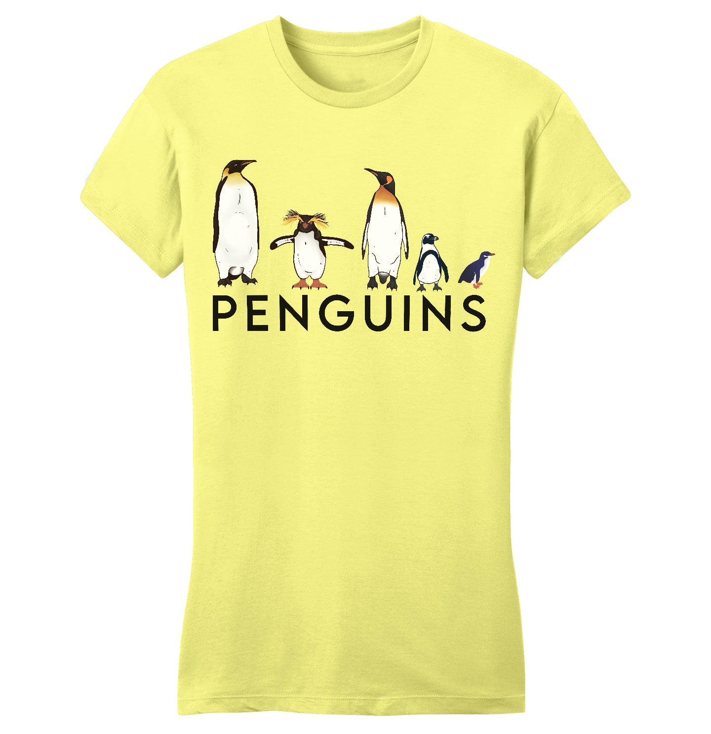 Five Penguins - Women's Fitted T-Shirt