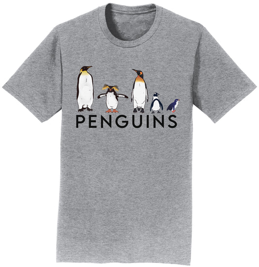 Five Penguins - Adult Unisex T-Shirt