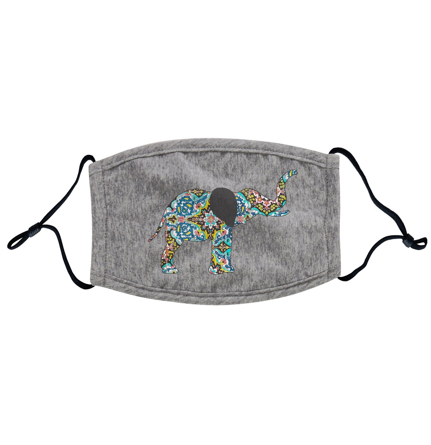 Elephant Mosaic - Adult Adjustable Face Mask