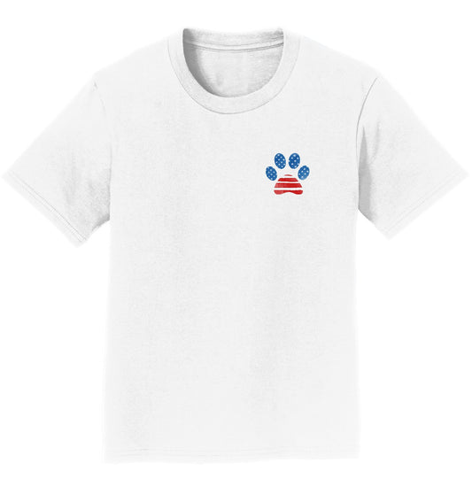 Pawtriotic USA Pawprint - Kids' T-Shirt