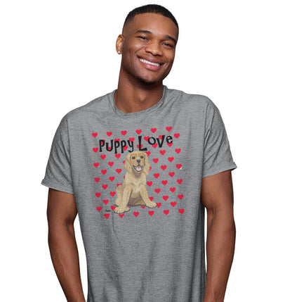 American Cocker Spaniel Puppy Love - Adult Unisex T-Shirt