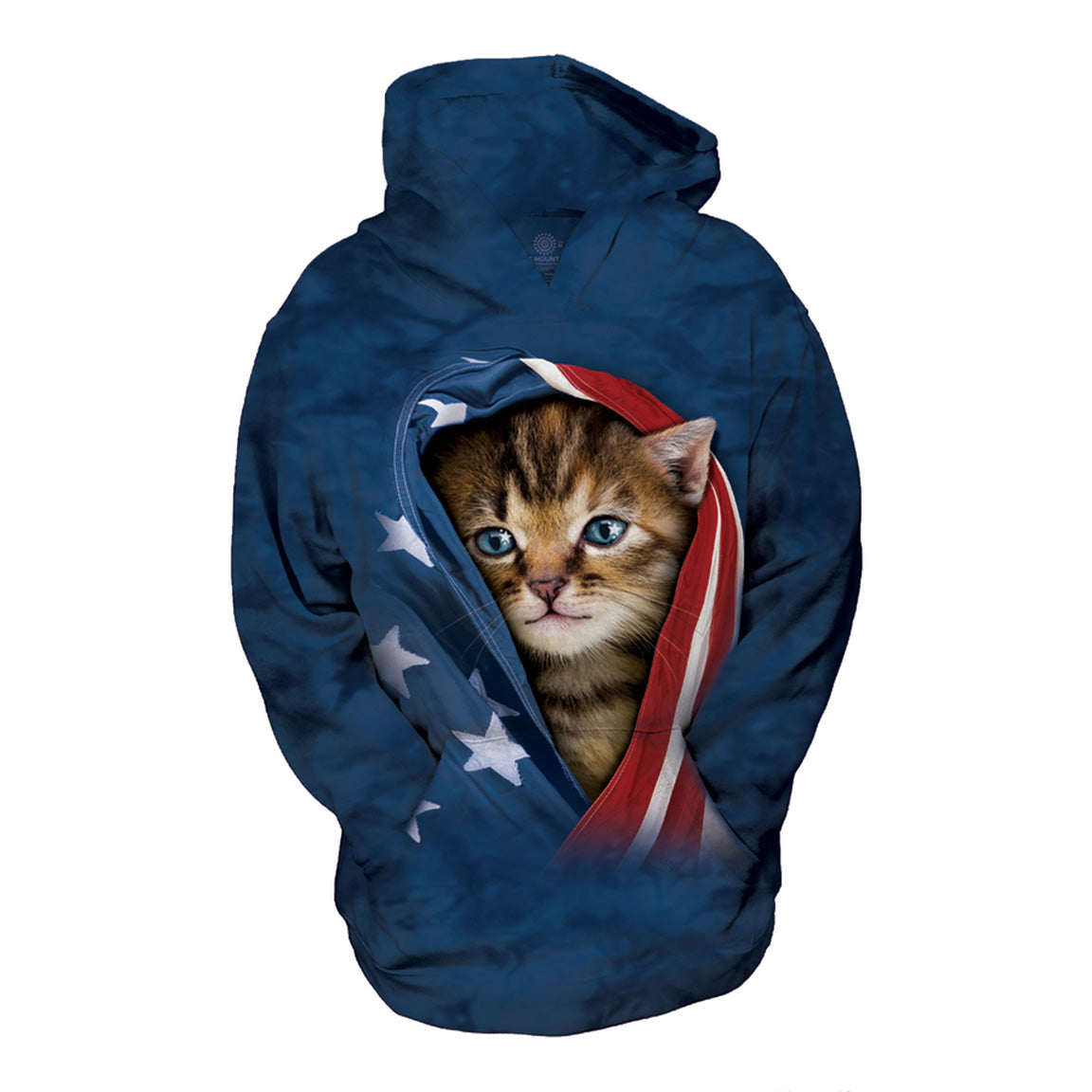 Patriotic Kitten - Kids' Unisex Hoodie Sweatshirt