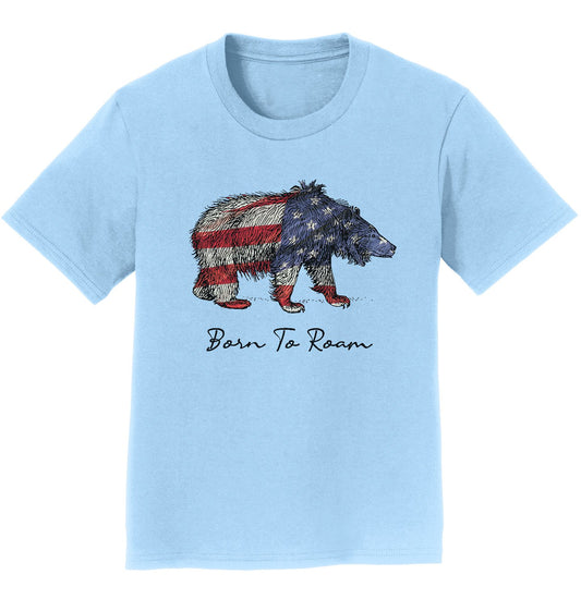 Bear Flag Overlay - Kids' Unisex T-Shirt