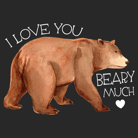 I Love You Beary Much - Adult Unisex Long Sleeve T-Shirt