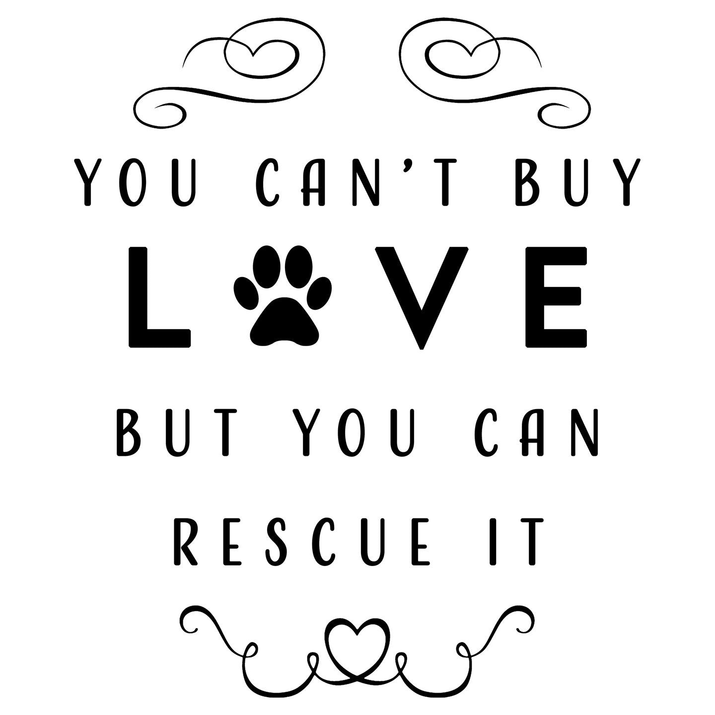 Can Rescue Love - Adult Unisex Hoodie Sweatshirt