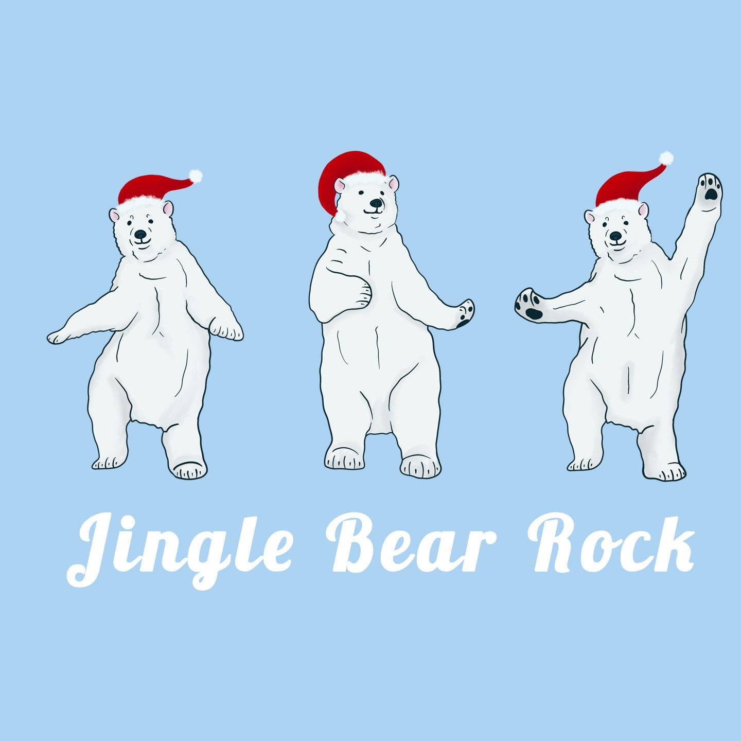 Jingle Bear Rock - Adult Unisex T-Shirt