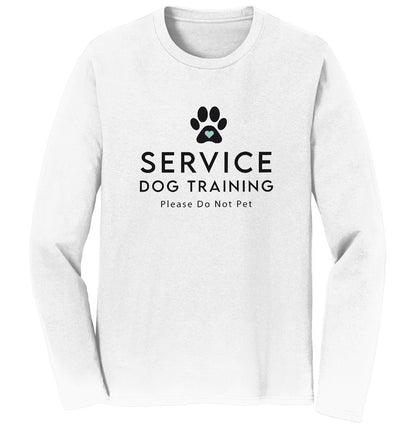 Service Dog Training - Adult Unisex Long Sleeve T-Shirt