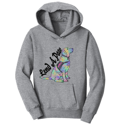 Animal Pride - Lend a Paw Labrador Retriever - Kids' Unisex Hoodie Sweatshirt