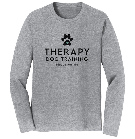 Animal Pride - Therapy Dog Training - Adult Unisex Long Sleeve T-Shirt