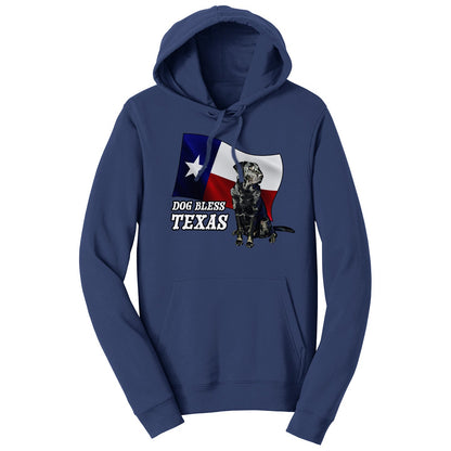 Dog Bless Texas Flag Lab - Adult Unisex Hoodie Sweatshirt