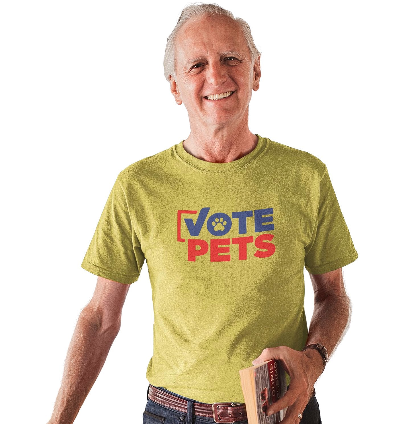 Animal Pride - Vote Pets Stacked Logo - Adult Unisex T-Shirt