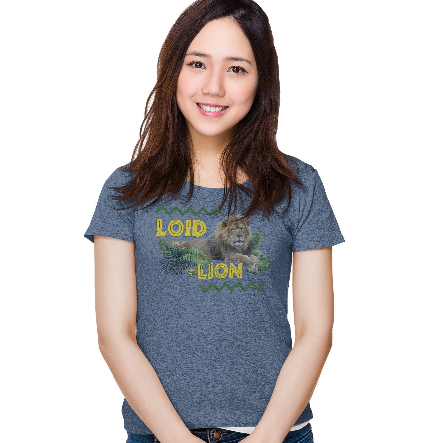 New Zoo & Adventure Park - Loid the Lion - Women's Tri-Blend T-Shirt