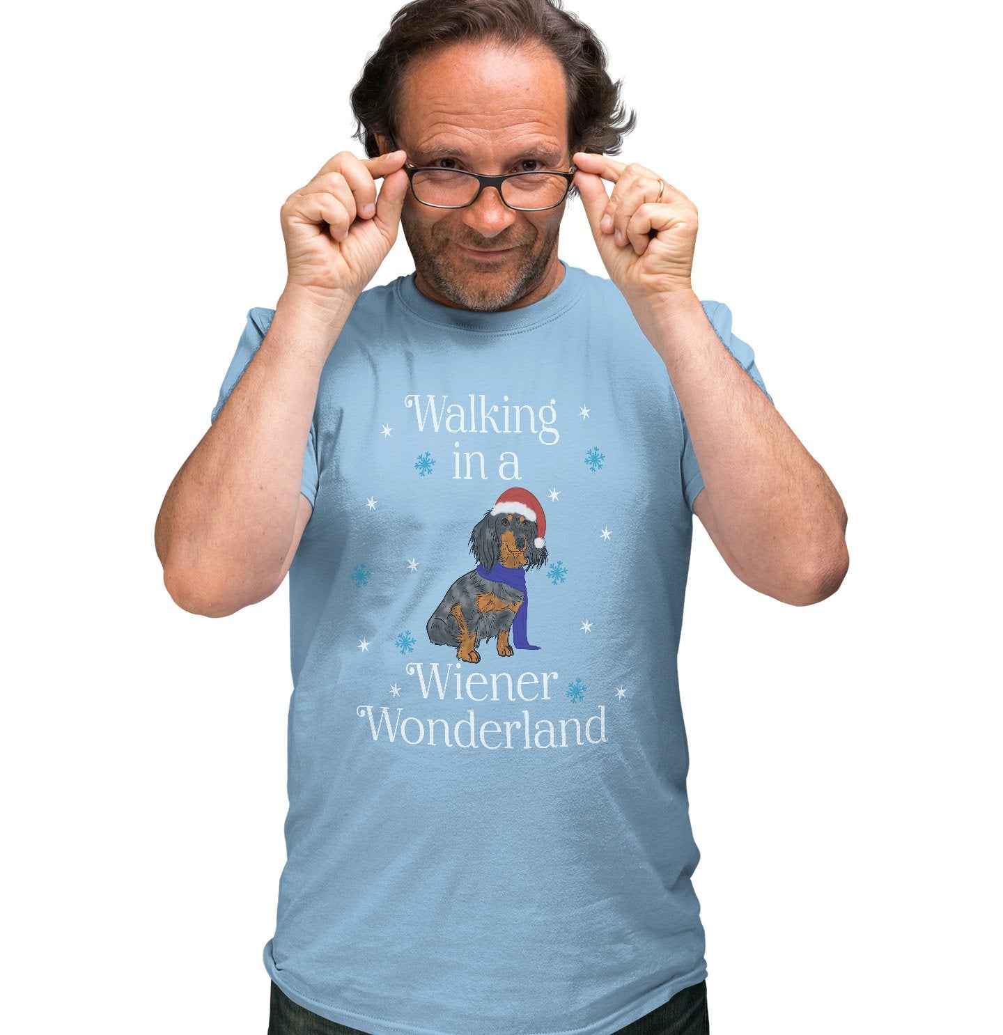 Animal Pride - Long Haired Wiener Wonderland - Adult Unisex T-Shirt