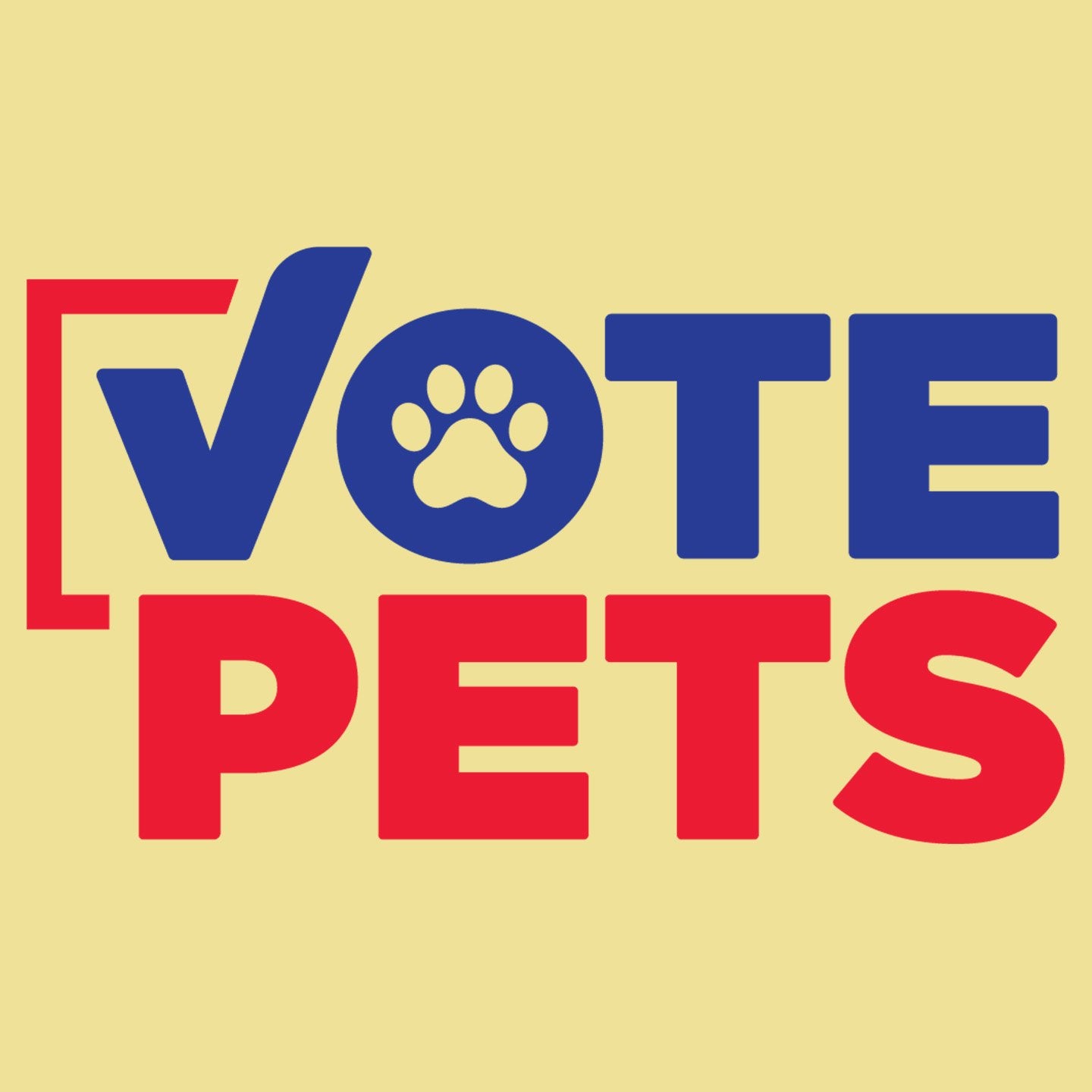 Vote Pets Stacked Logo - Adult Unisex T-Shirt