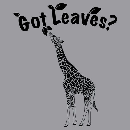Got Leaves Giraffe - Adult Unisex Crewneck Sweatshirt