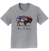 Buffalo Flag Overlay - Kids' Unisex T-Shirt