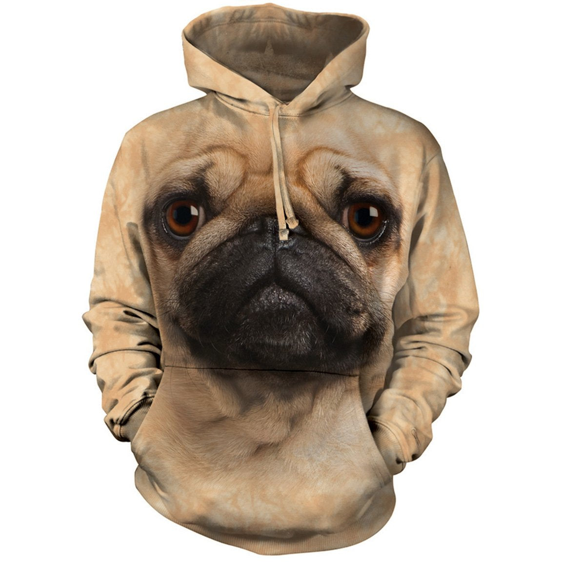 The Mountain Pug Face - Hoodie Sweatshirt