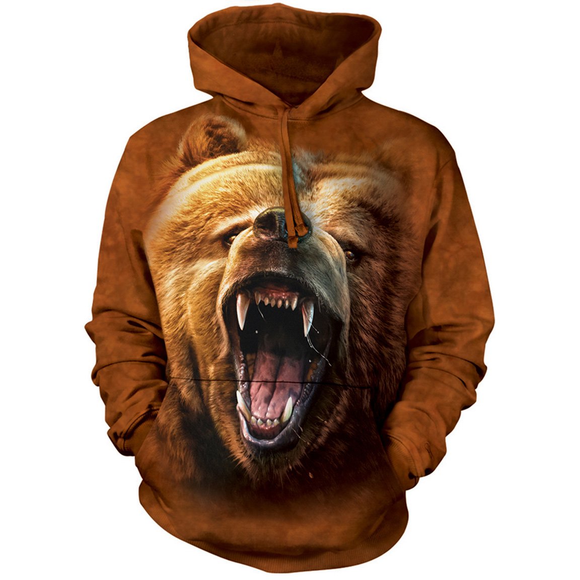 The Mountain Grizzly Growl - Hoodie Sweatshirt
