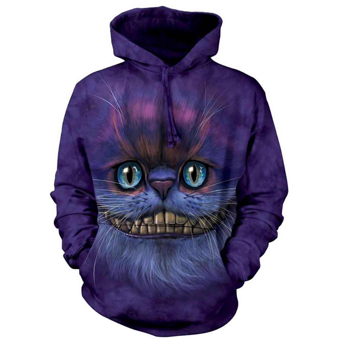 Big Face Cheshire Cat - Adult Unisex Hoodie Sweatshirt