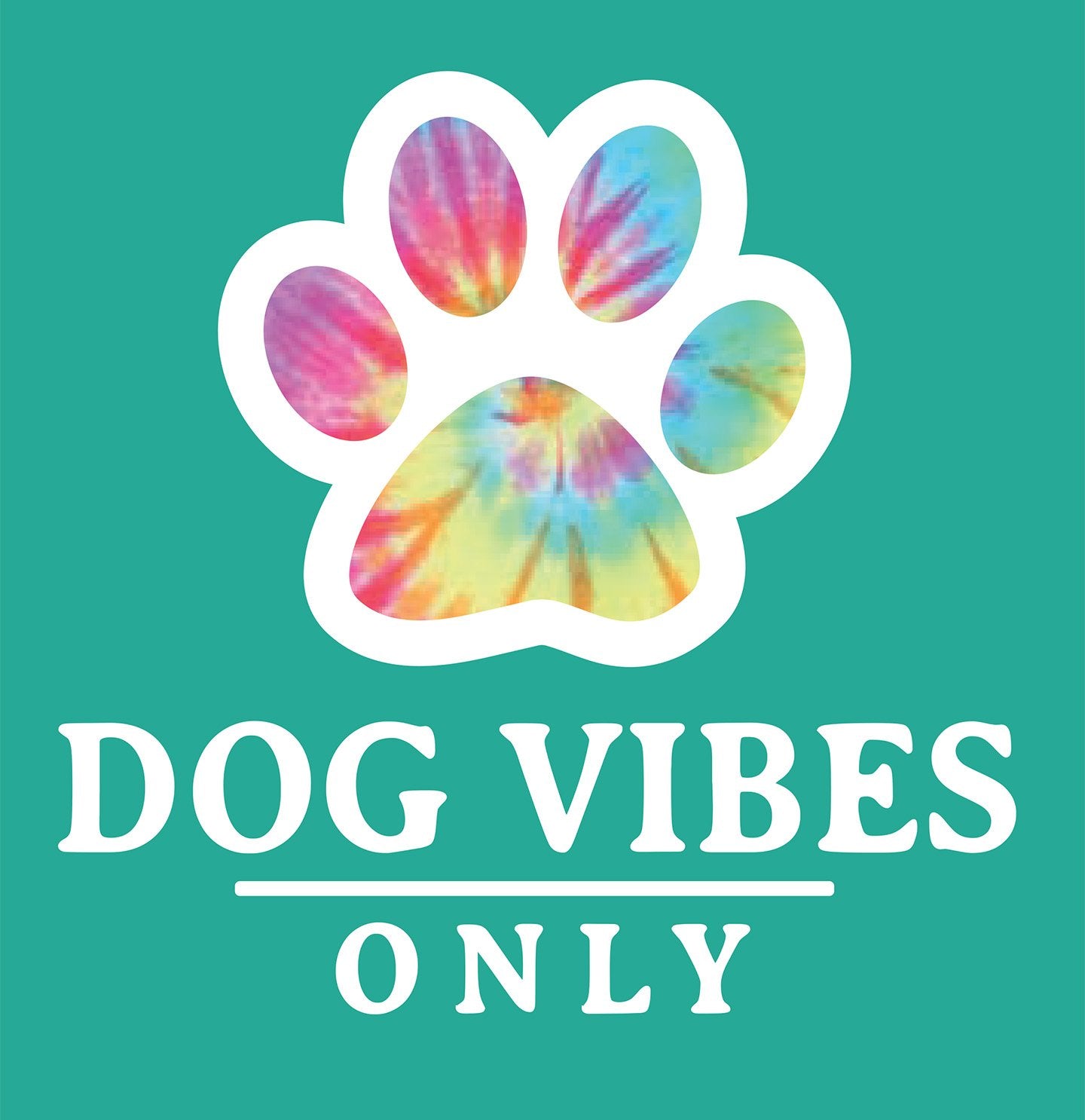Dog Vibes Only on Teal - Ladies Pigment Dyed Hat