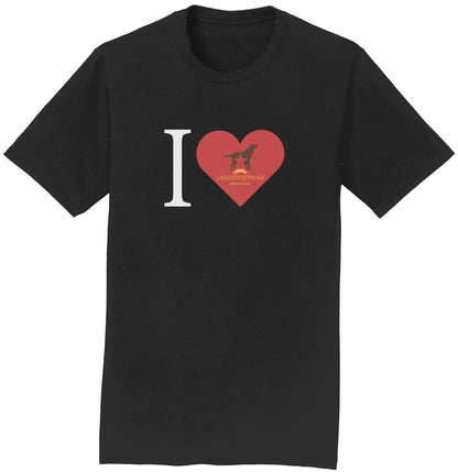 I Heart My DFW Lab Rescue - Adult Unisex T-Shirt