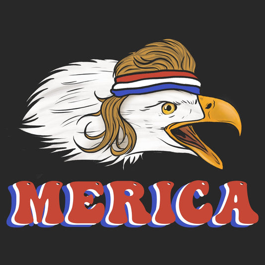 Merica Eagle - Adult Unisex Hoodie Sweatshirt