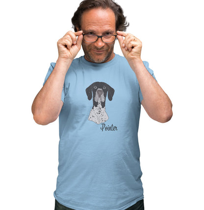 Animal Pride - German Shorthaired Pointer Headshot - Adult Unisex T-Shirt