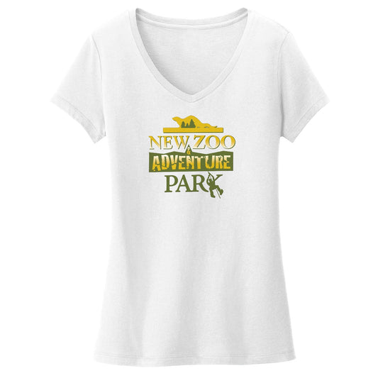 NEW Zoo & Adventure Park - Logo - Women's V-Neck T-Shirt