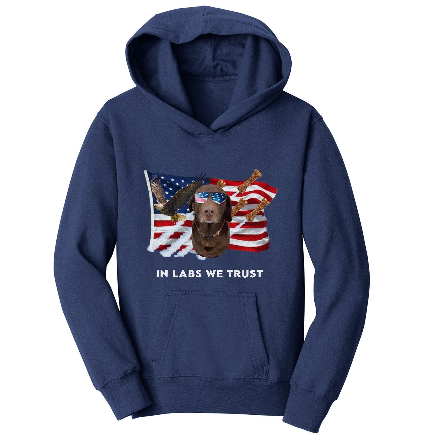 In Lab we Trust Chocolate - Kids' Unisex Hoodie Sweatshirt