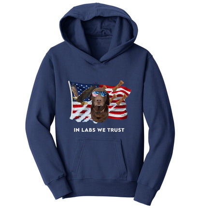 In Lab we Trust Chocolate - Kids' Unisex Hoodie Sweatshirt