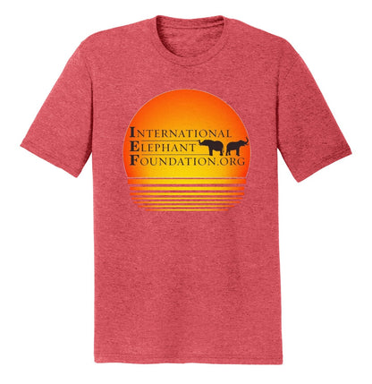 IEF Sunset Logo - Adult Tri-Blend T-Shirt