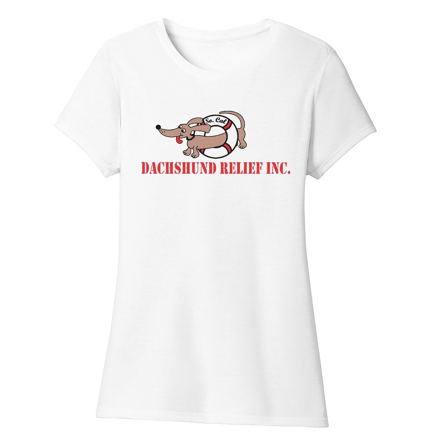 So Cal Dachshund Relief Logo - Women's Tri-Blend T-Shirt