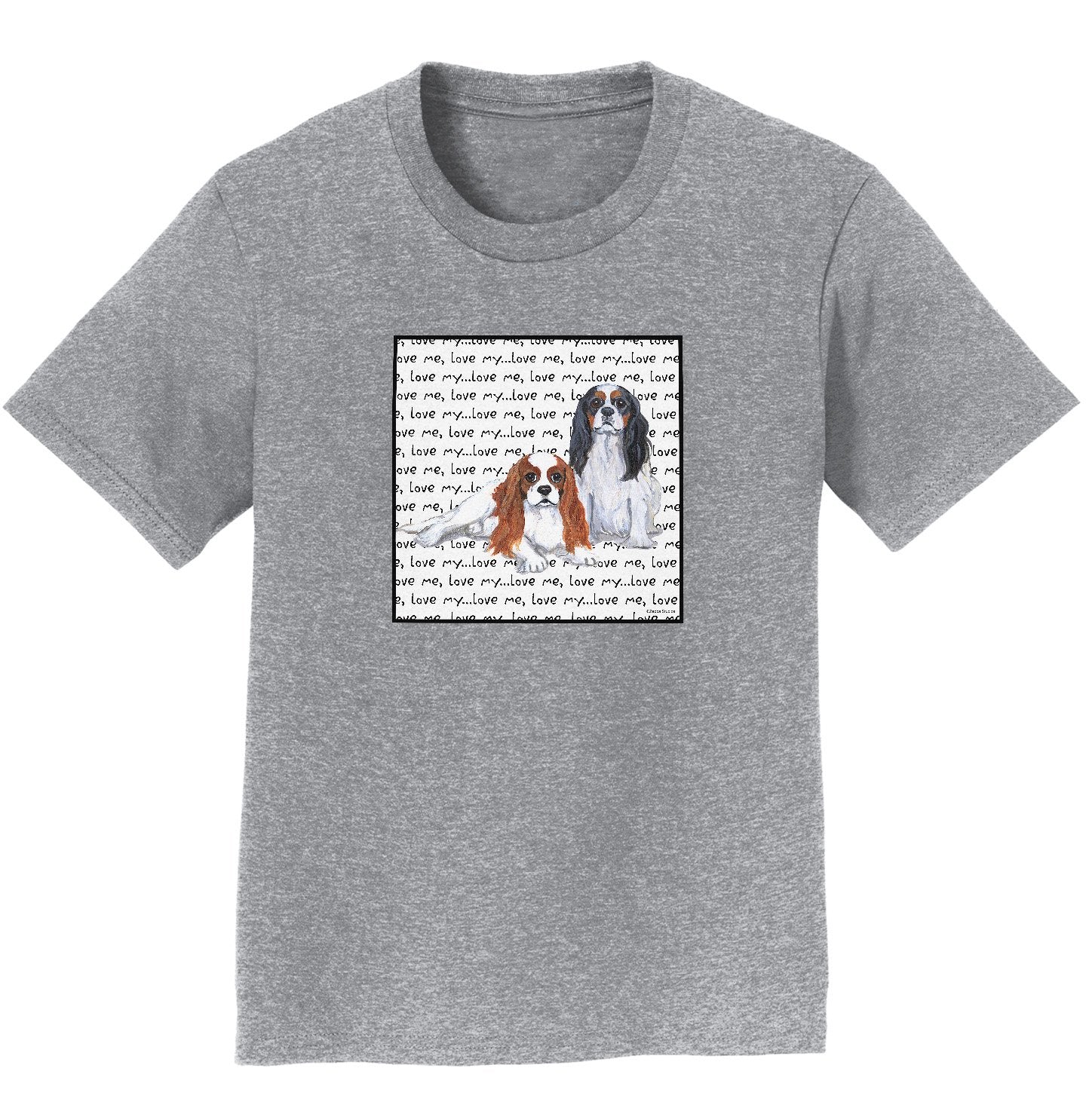 Cavaliers Love Text - Kids' Unisex T-Shirt