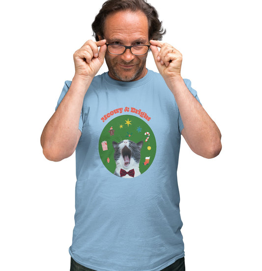 Animal Pride - Meowy & Bright - Adult Unisex T-Shirt